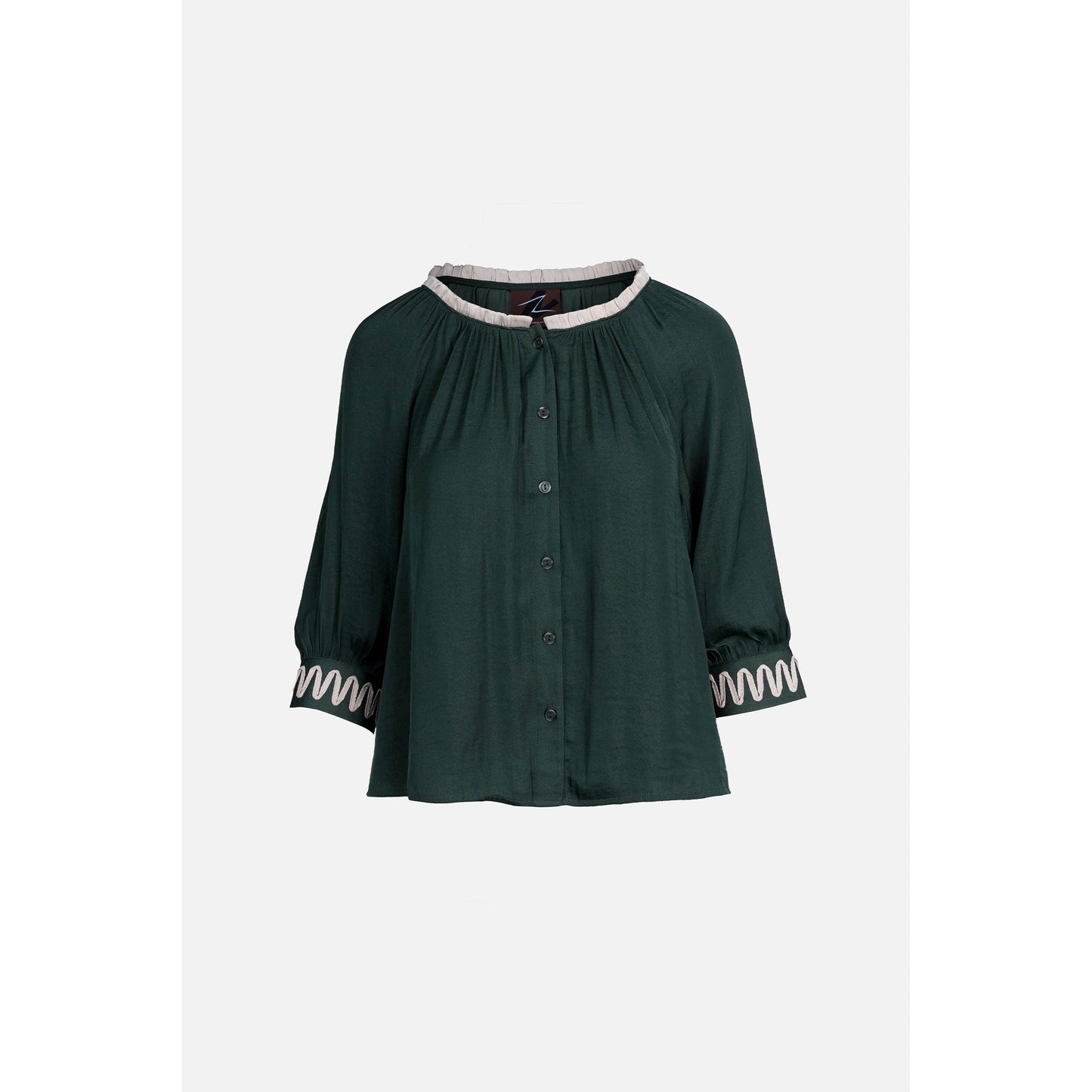 NZ NINA BLOUSE FOREST