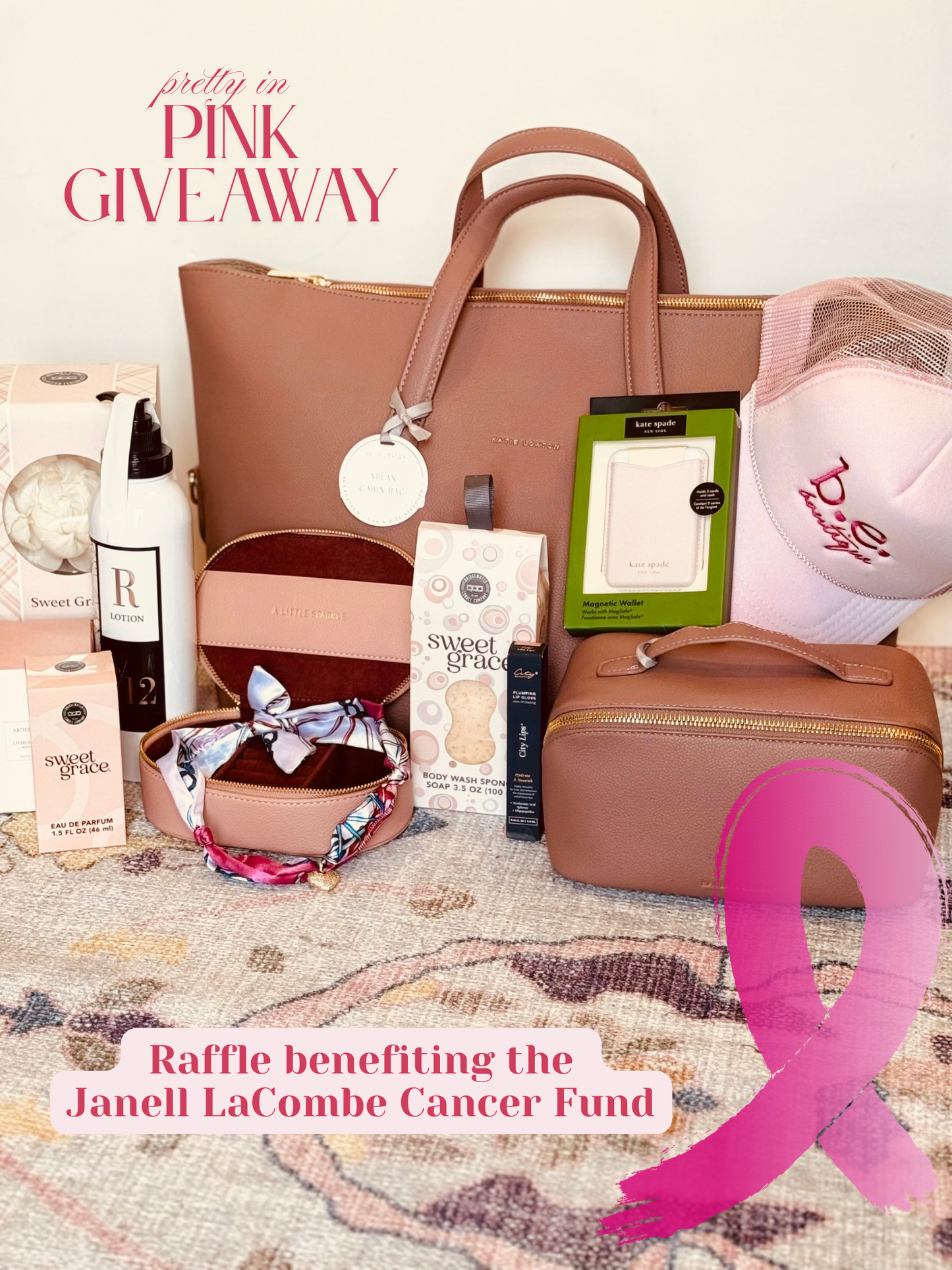 PRETTY IN PINK RAFFLE TICKET