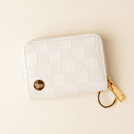 DE Zip Wallet- White