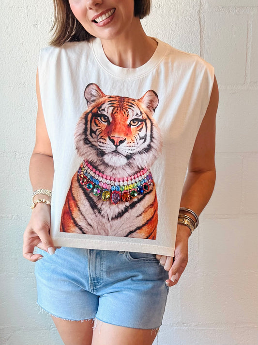 BG BLING TIGER JEWELED