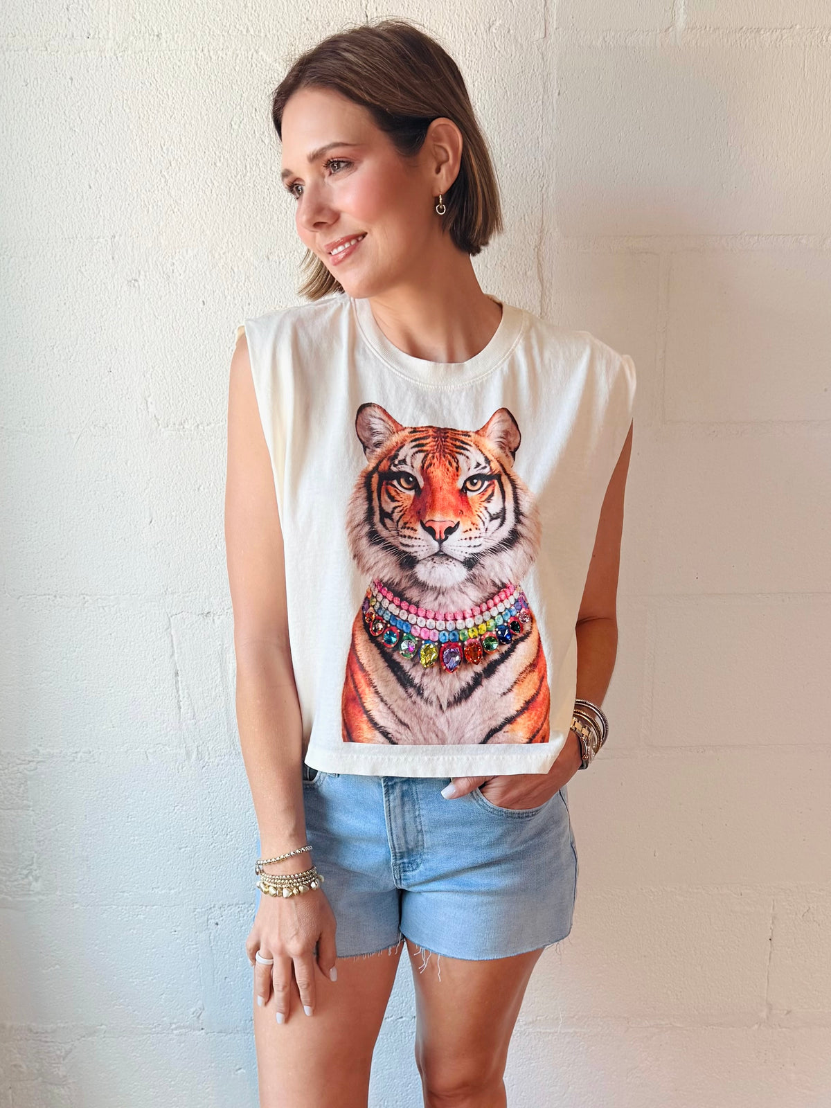 BG BLING TIGER JEWELED