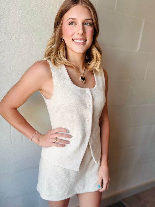 IC KATIE SKORT CREAM