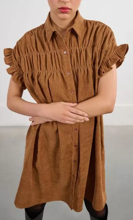 BM PAULA DRESS BRWN
