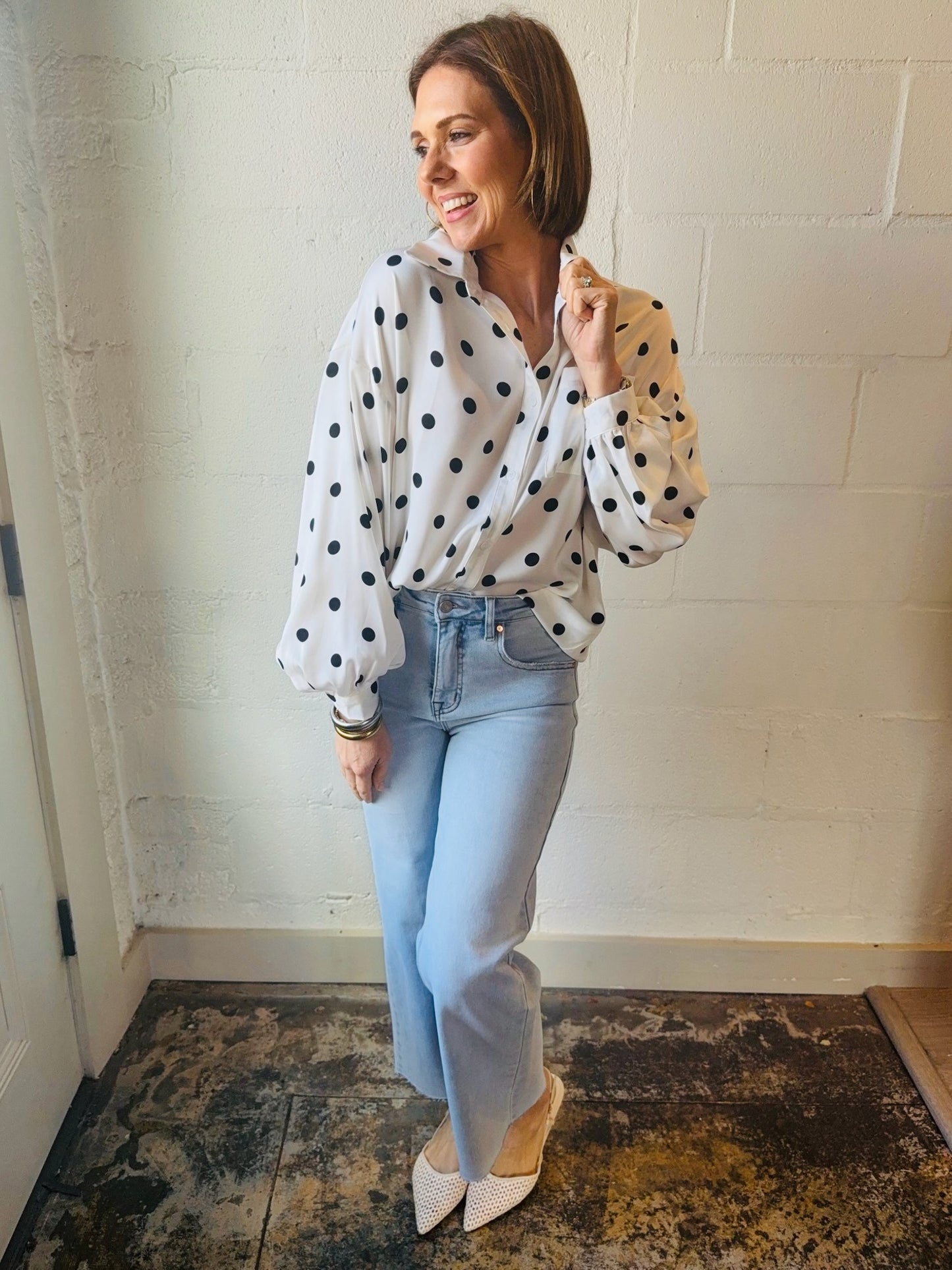 ND CARO POLKA DOT TOP
