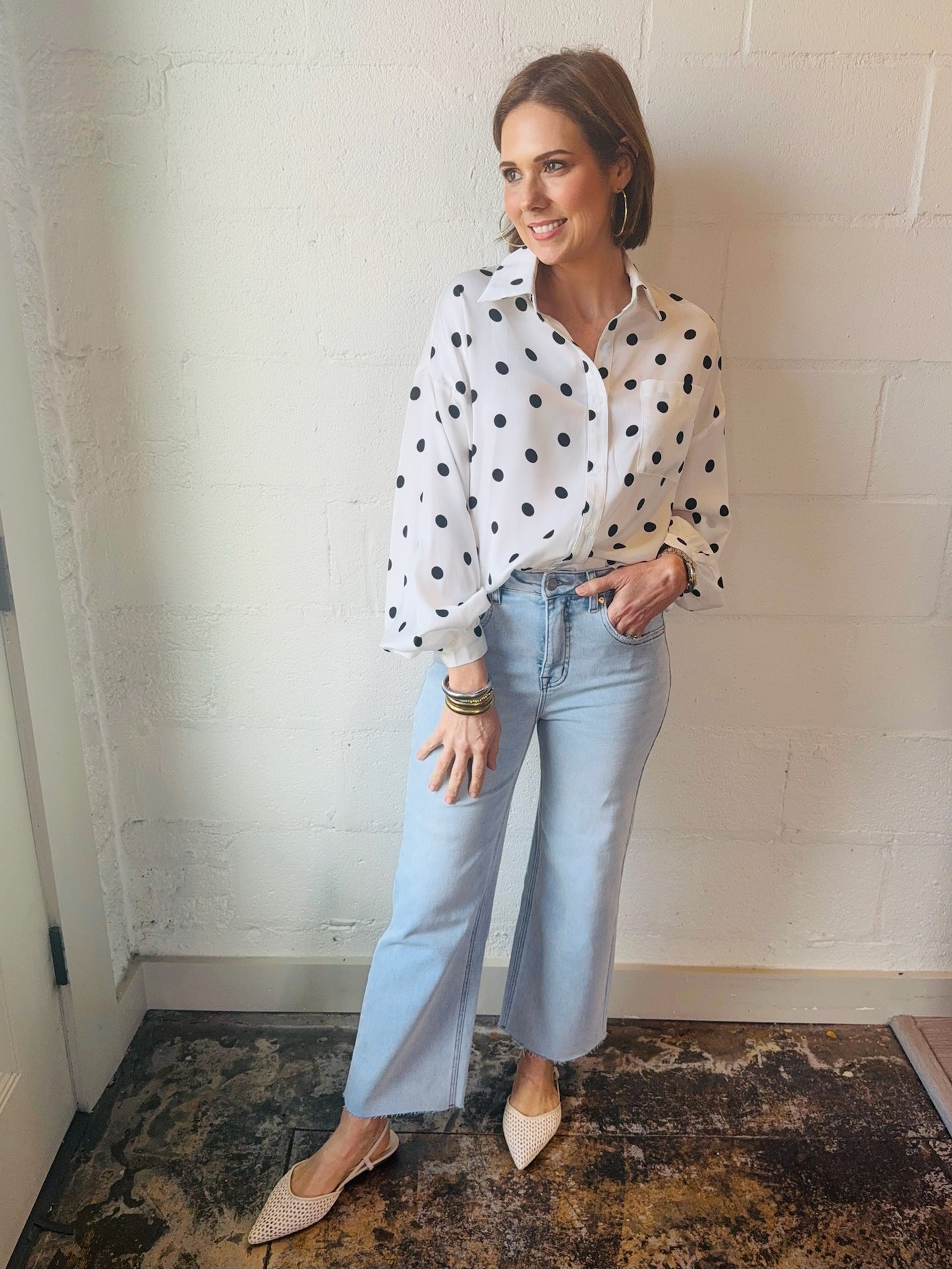 ND CARO POLKA DOT TOP