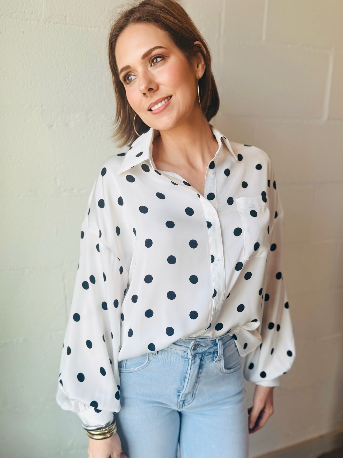 ND CARO POLKA DOT TOP