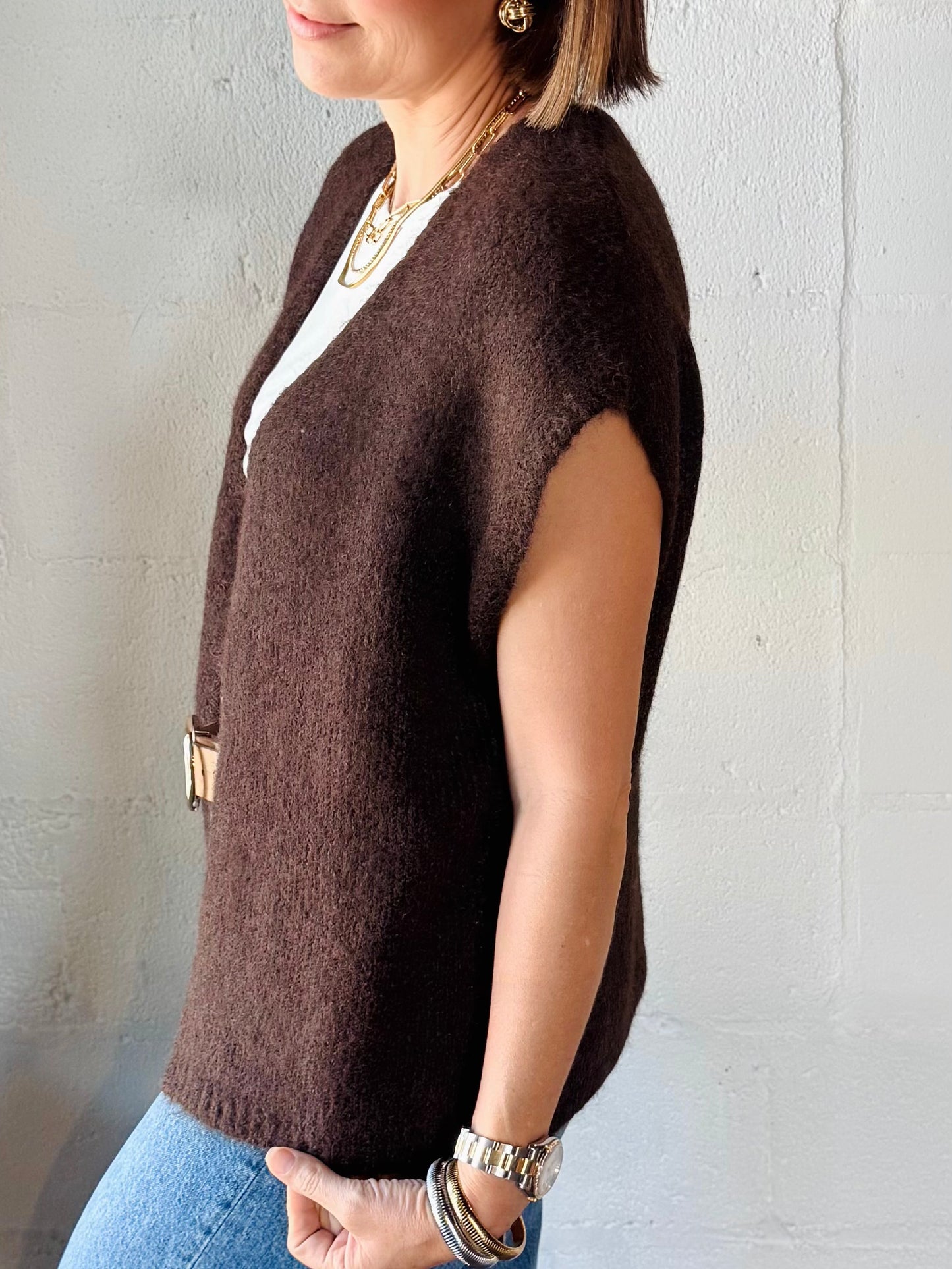 BY MILLER BROWN VEST