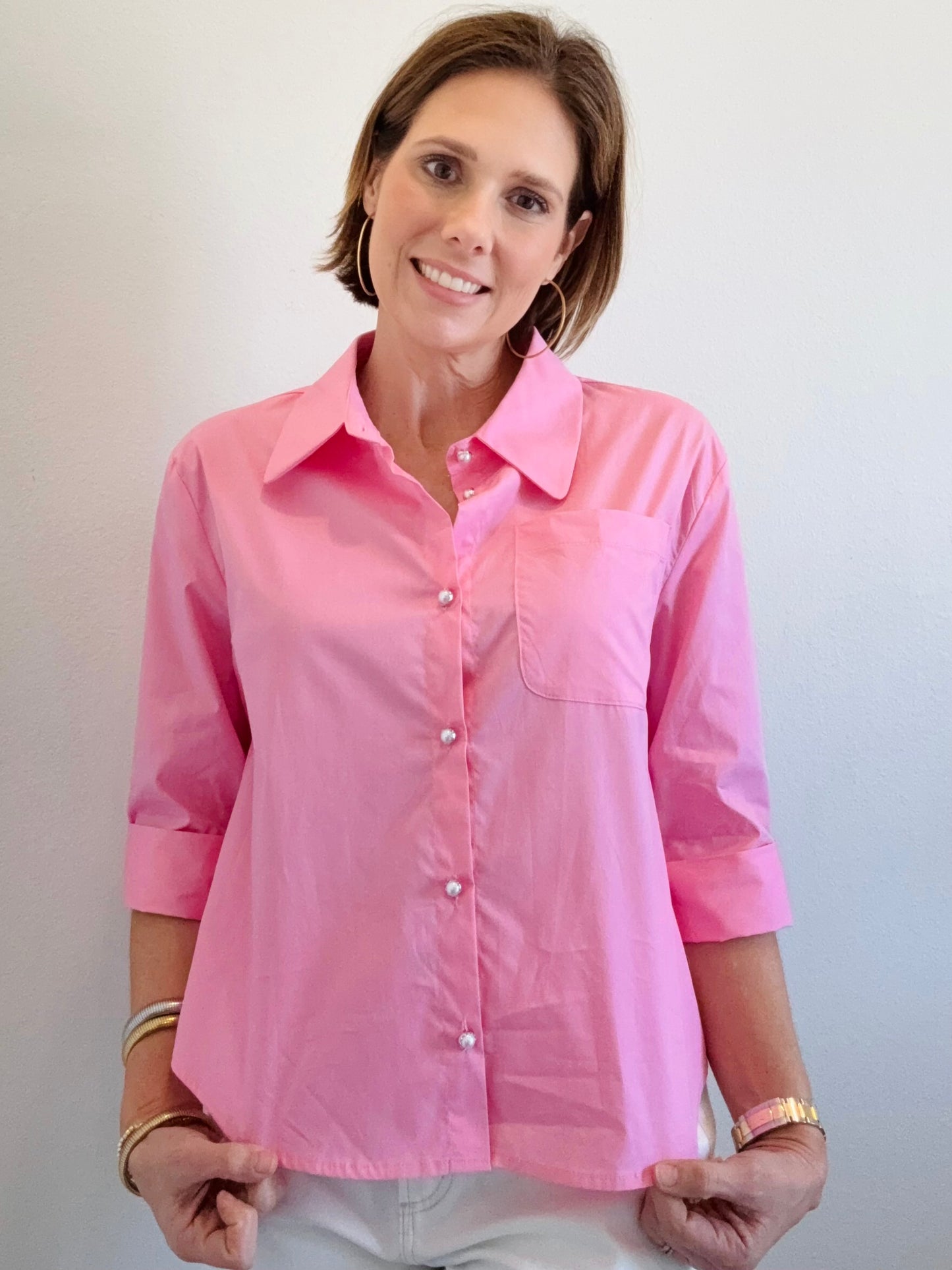 JD ELLE PINK TOP
