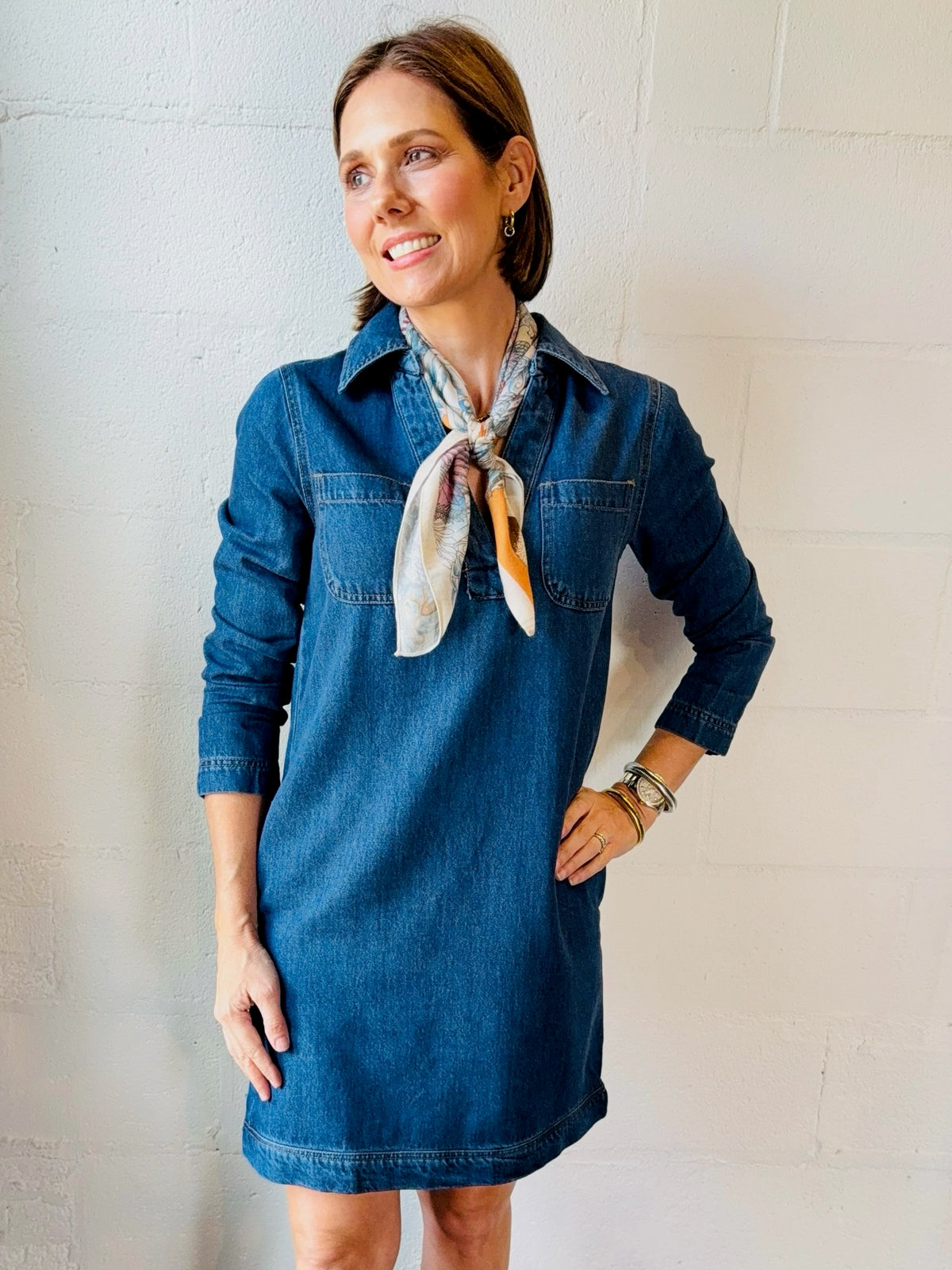 VH EMERIE DENIM DRESS