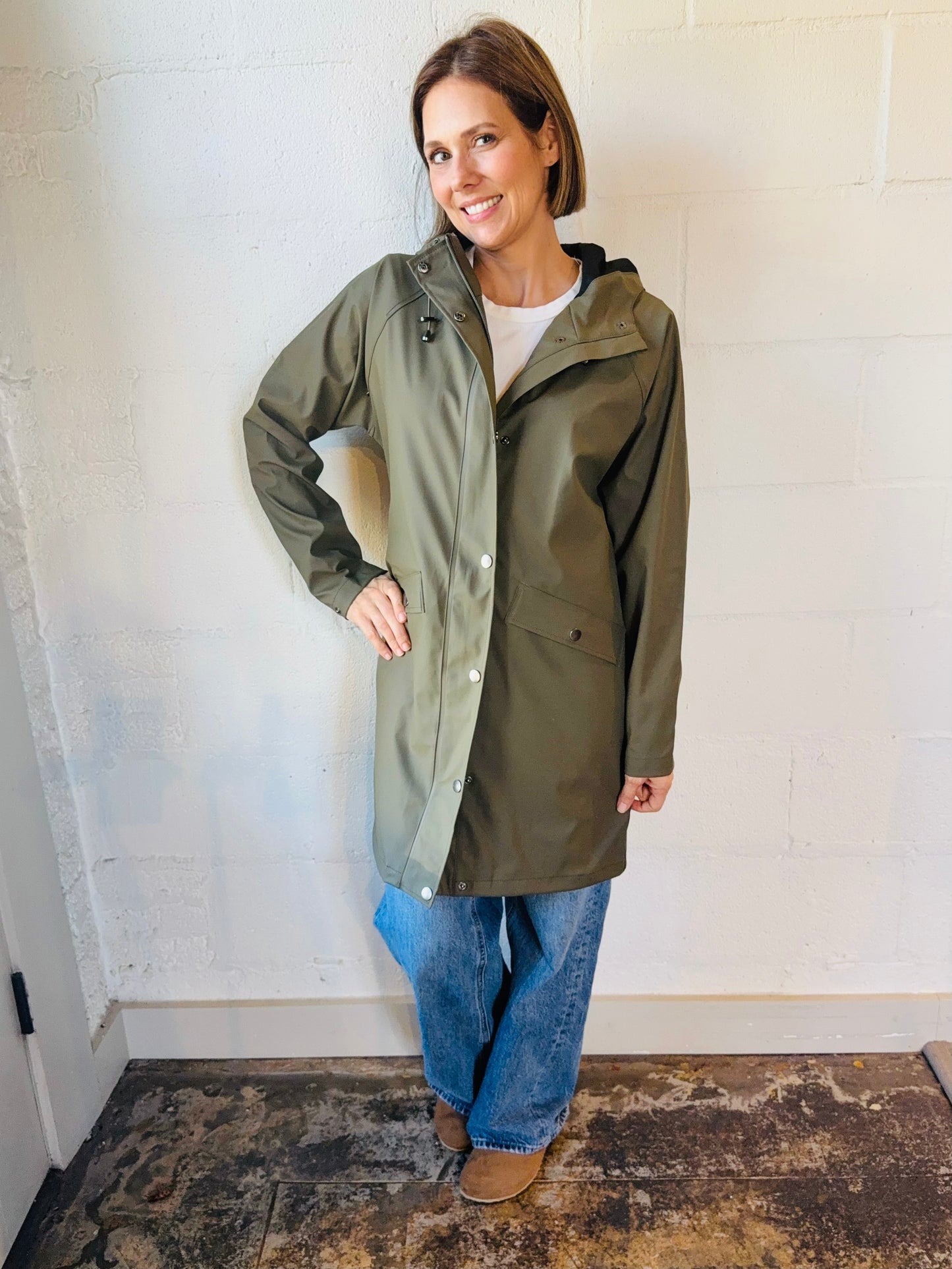 IC GRN RAINCOAT