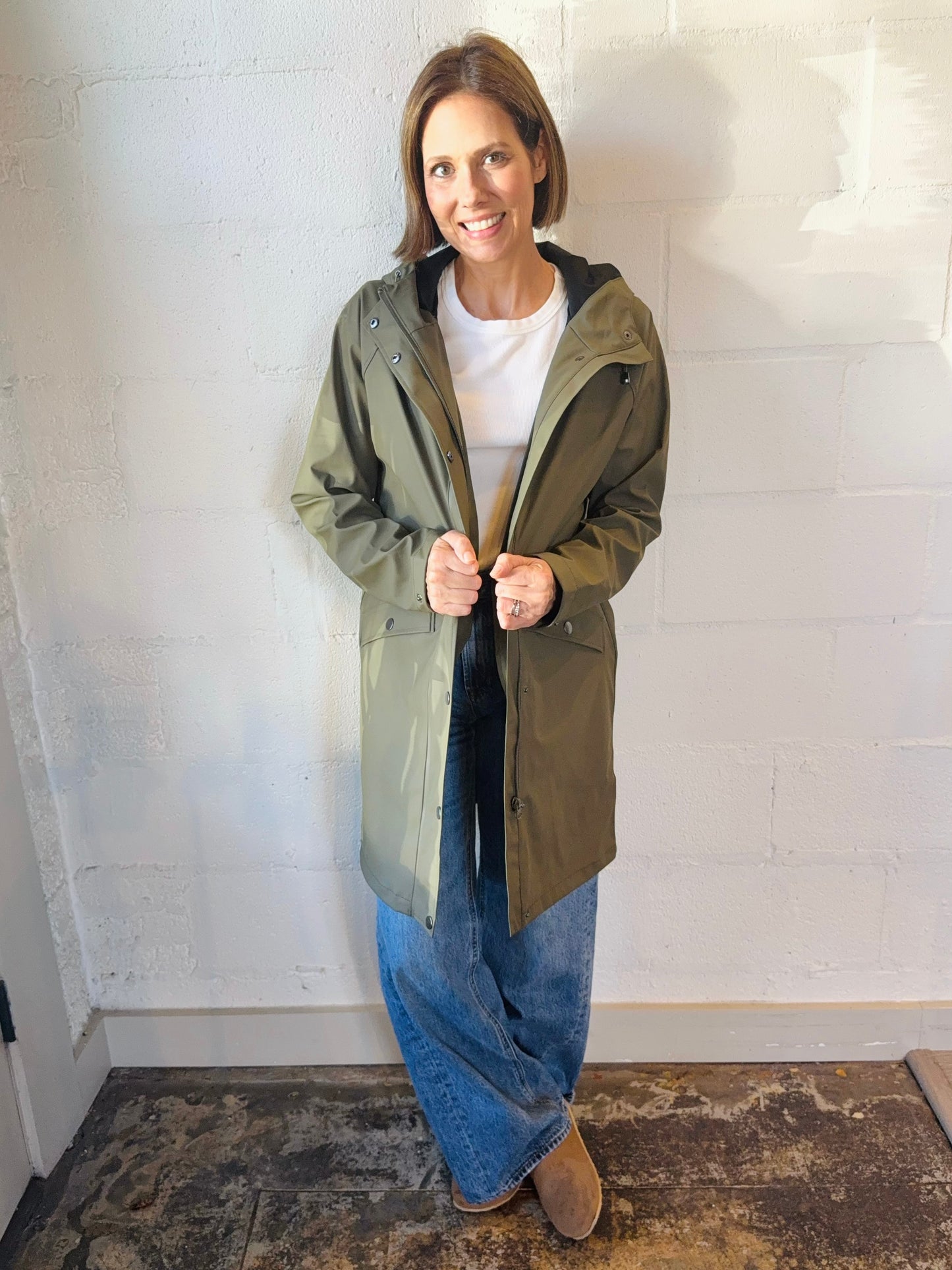 IC GRN RAINCOAT