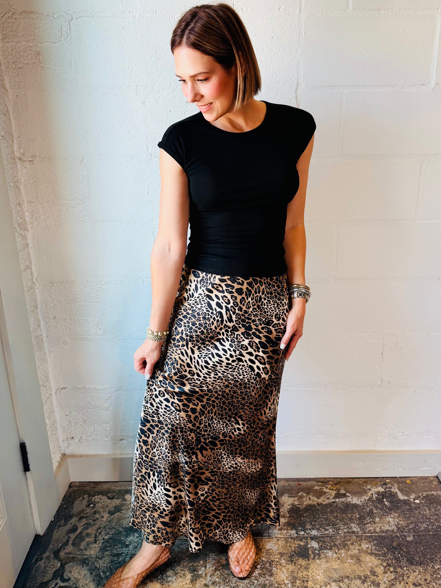 ND CARO LEOP SKIRT