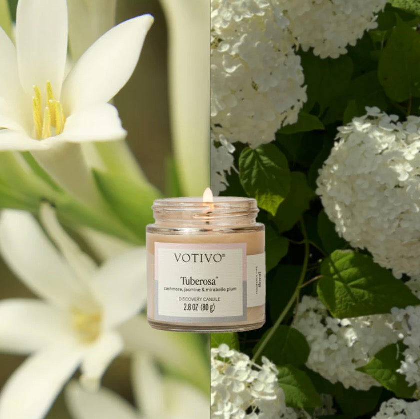 VOTIVO TUBEROSE JAR CANDLE