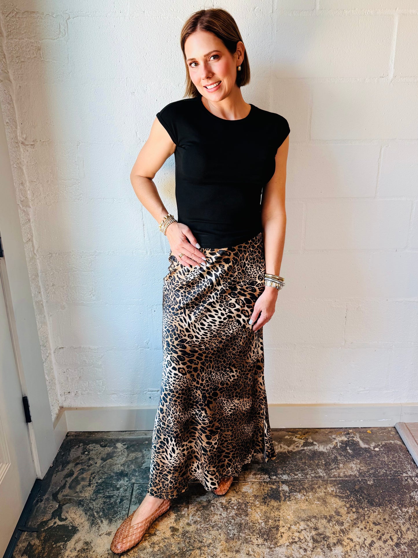 ND CARO LEOP SKIRT