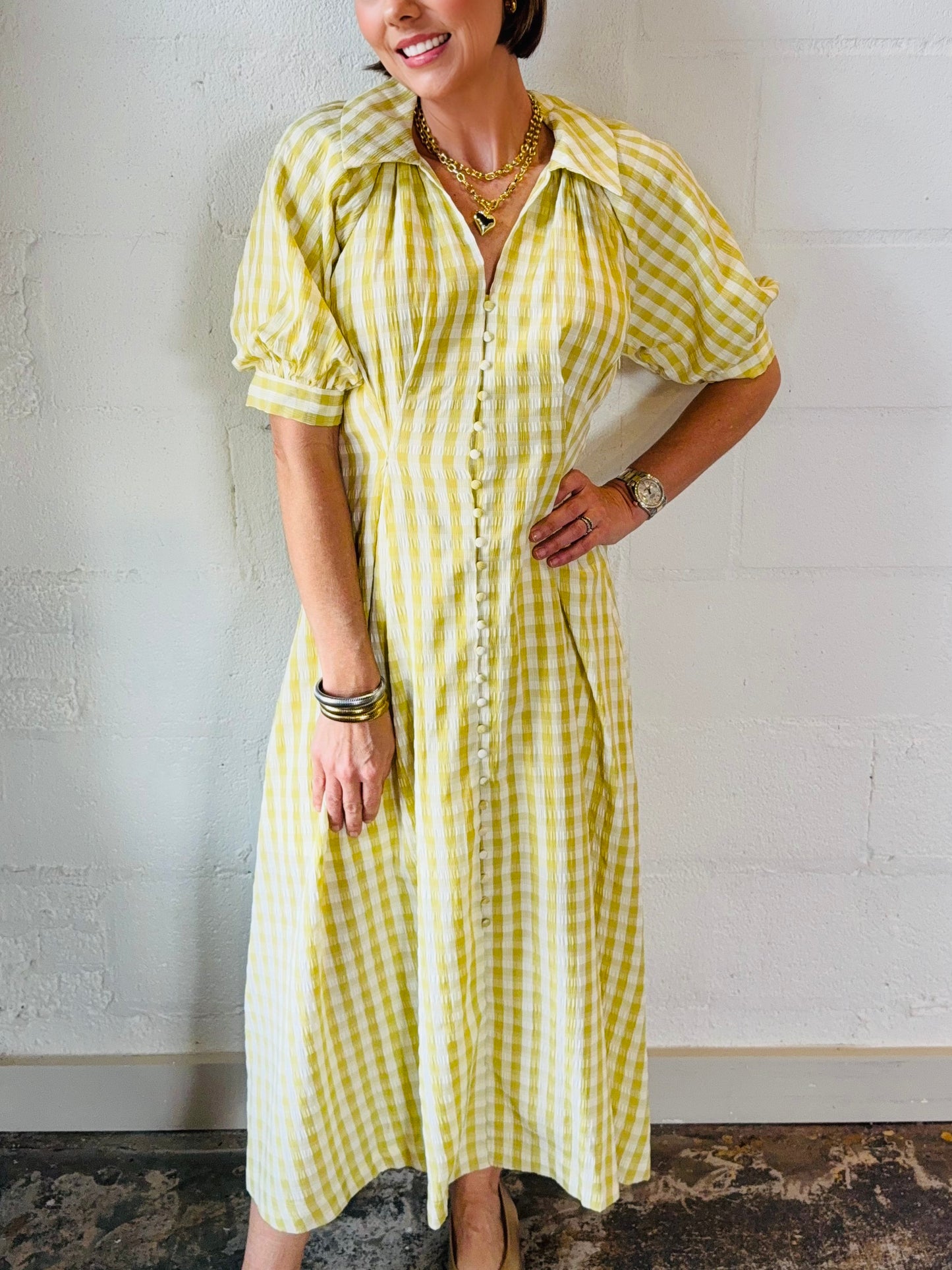 EF JORDAN GINGHAM DRS