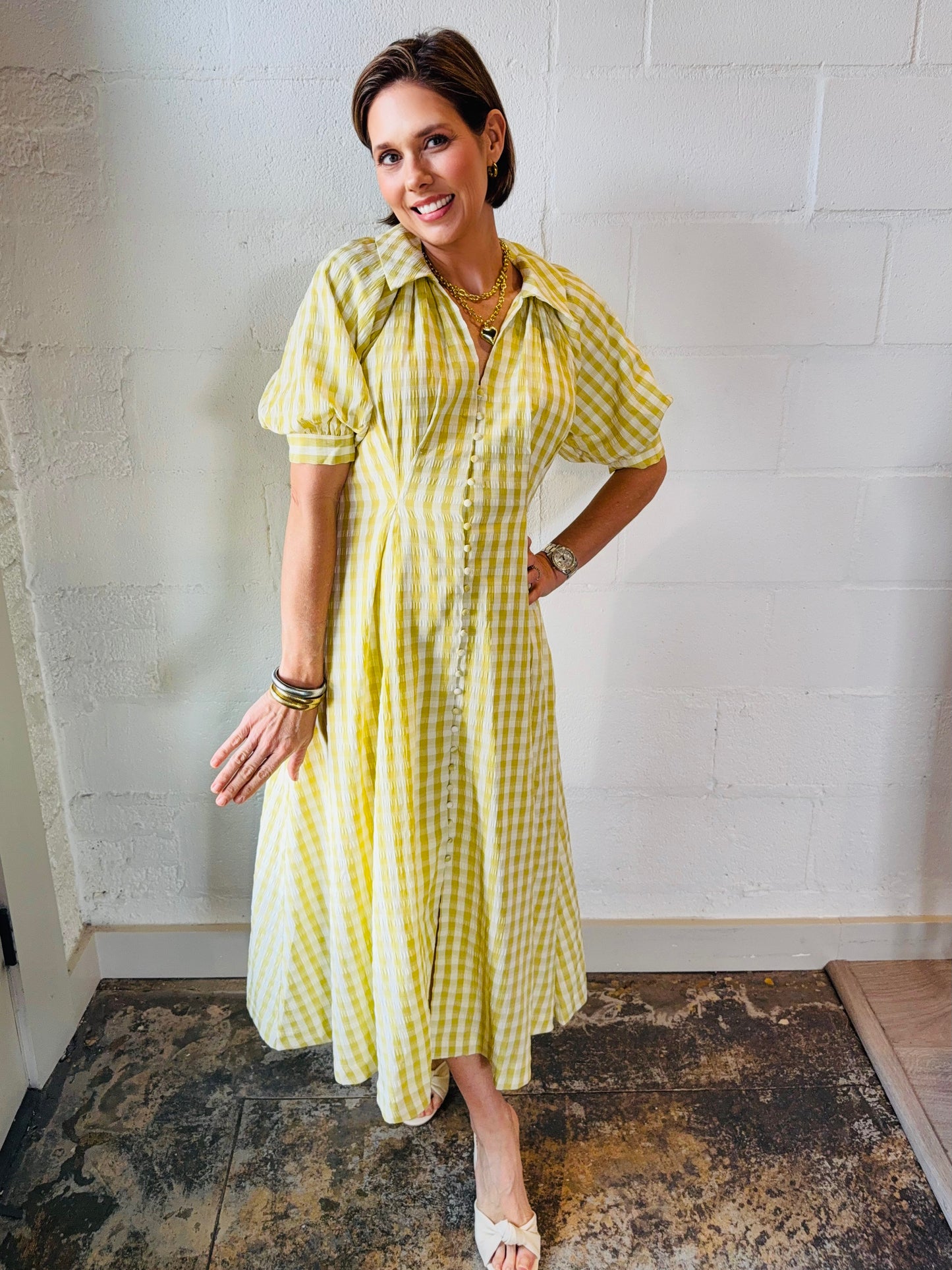 EF JORDAN GINGHAM DRS