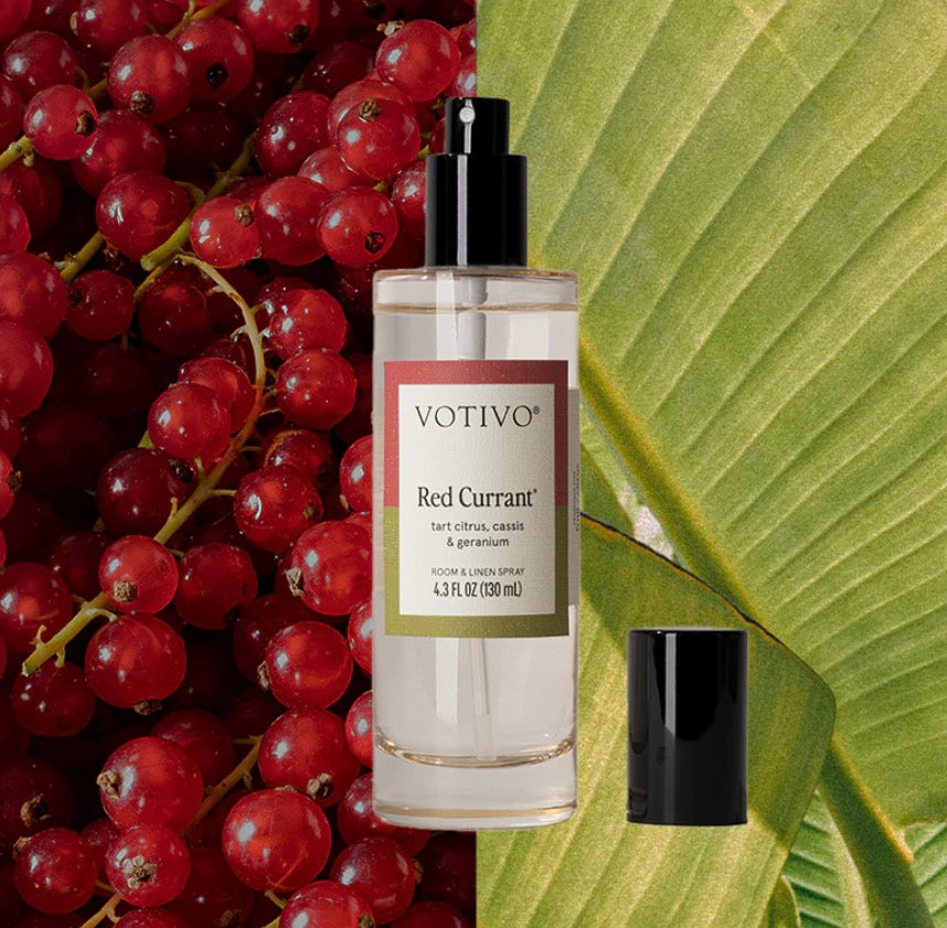 VOTIVO RED CURRANT LINEN SPRAY