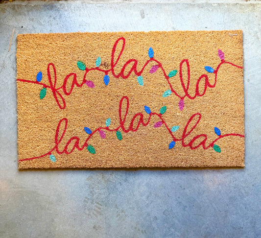 SM FA LA LA DOOR MAT