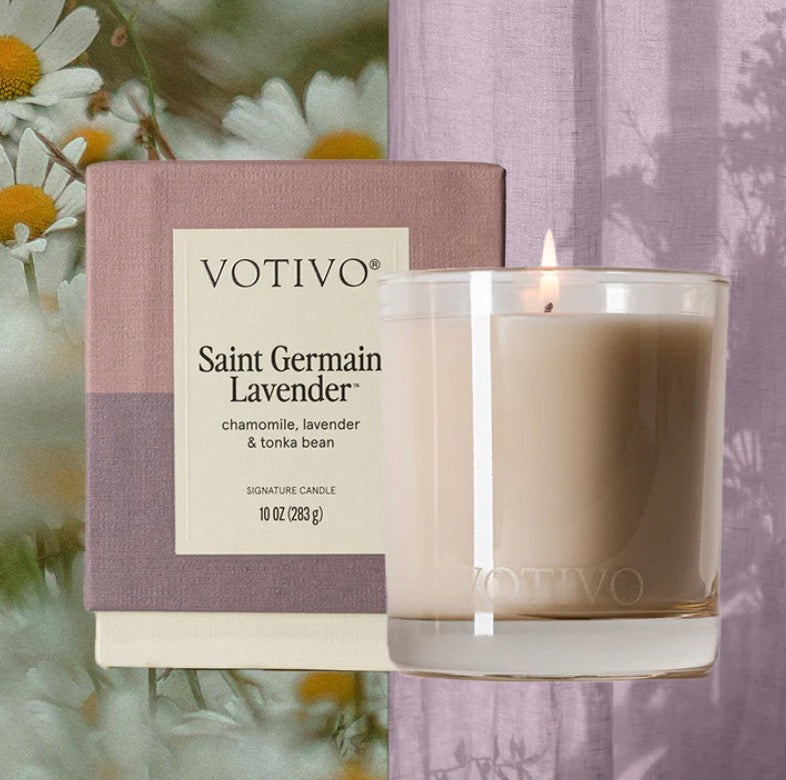 VOTIVO ST GERMAIN LAVENDER 10oz