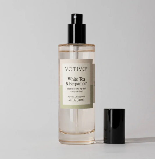 VOTIVO WHITE TEA AND BERGAMOT LINEN SPRAY