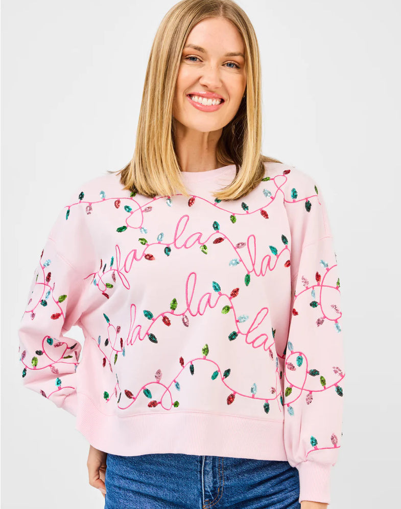 SM MILLIE FA LA LA SWTSHRT