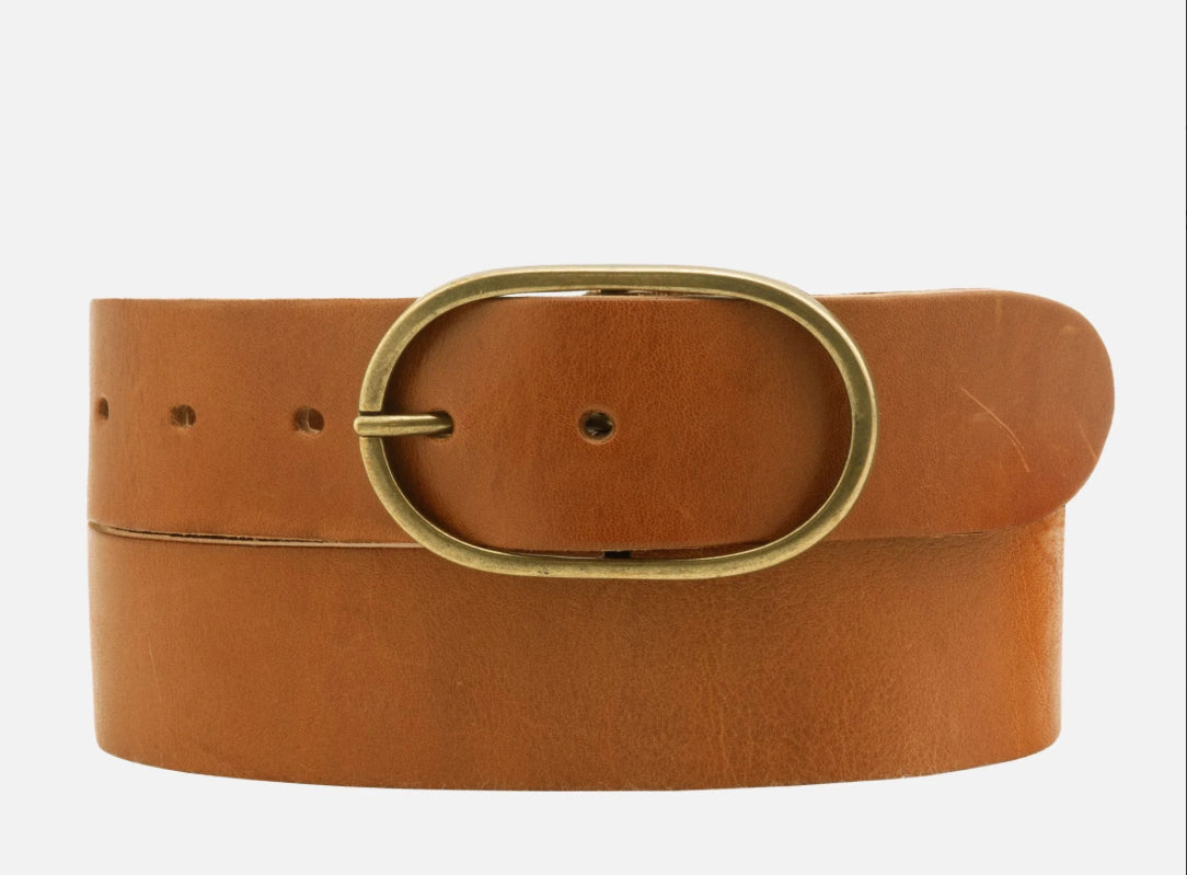 AH FIEN COGNAC BELT