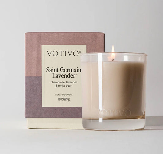 VOTIVO ST GERMAIN LAVENDER 10oz