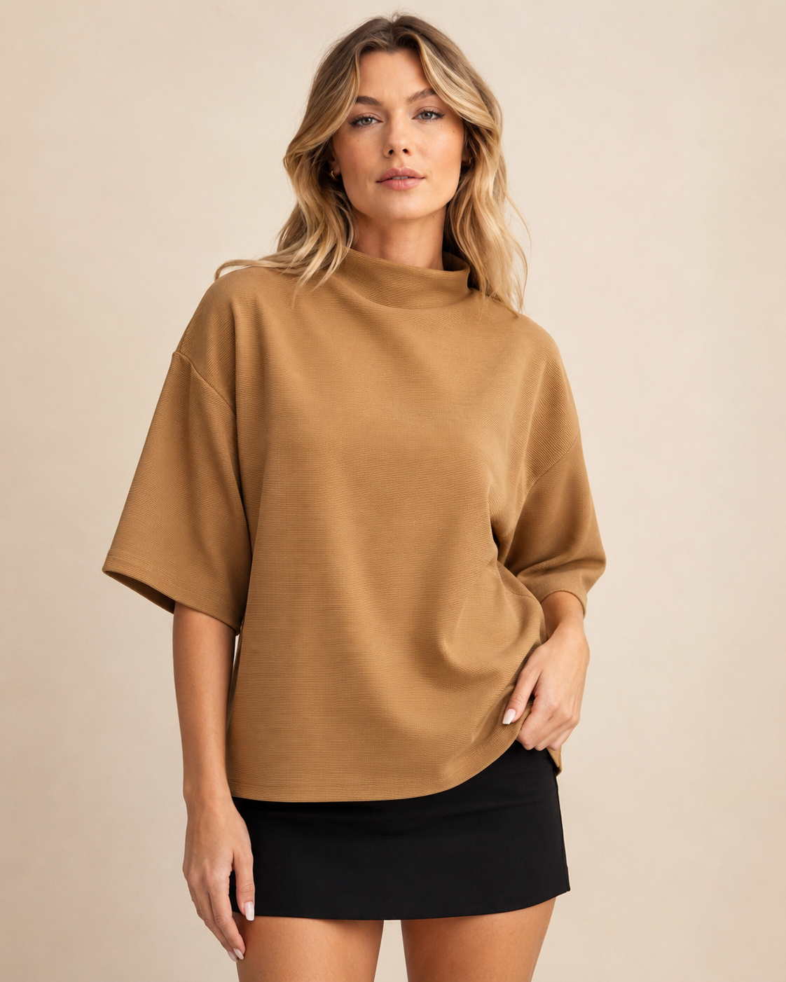 LG RHEA RIB TOP CAMEL