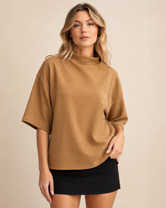 LG RHEA RIB TOP CAMEL