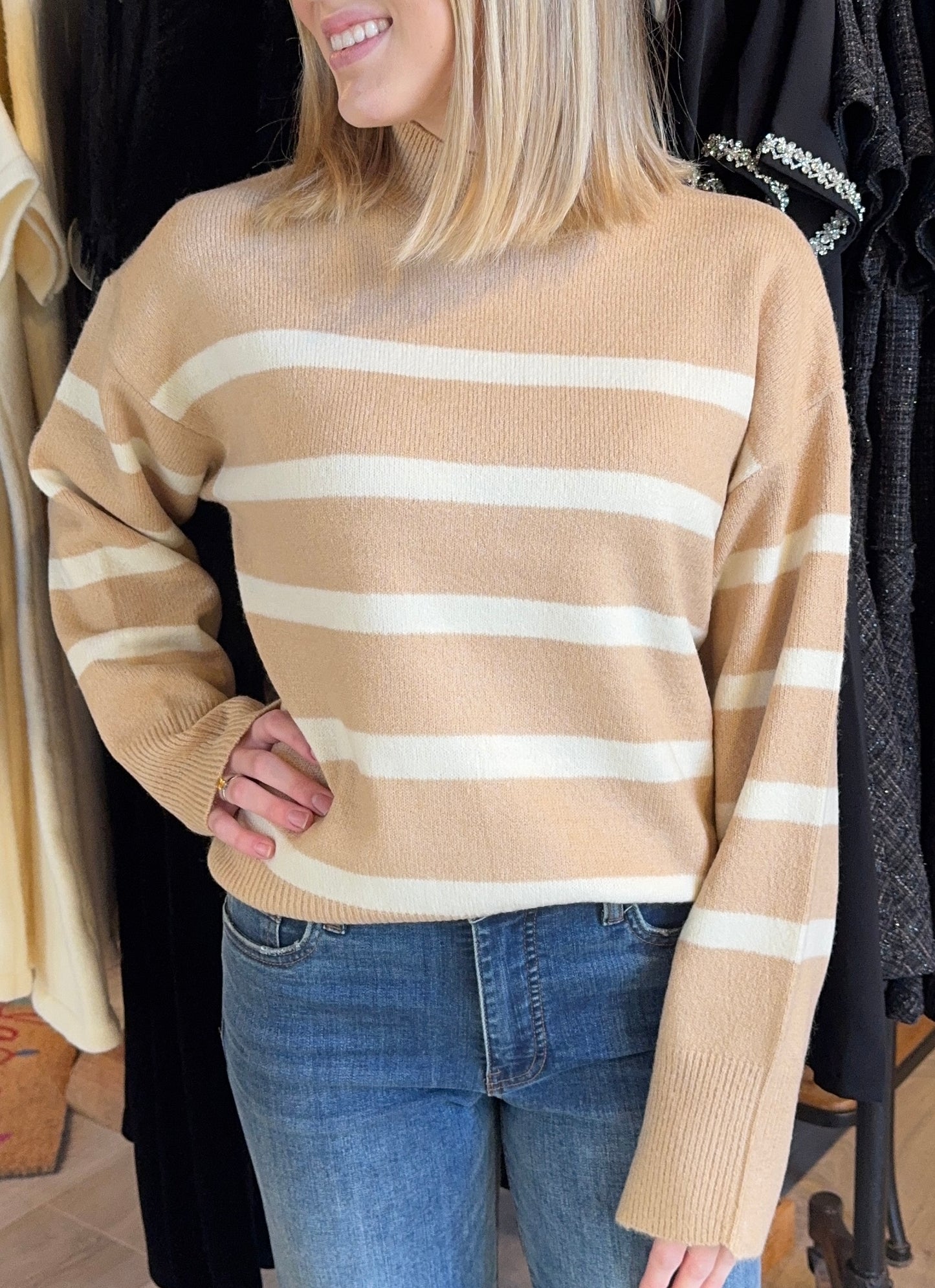 DB MARY STRIPE SWTR