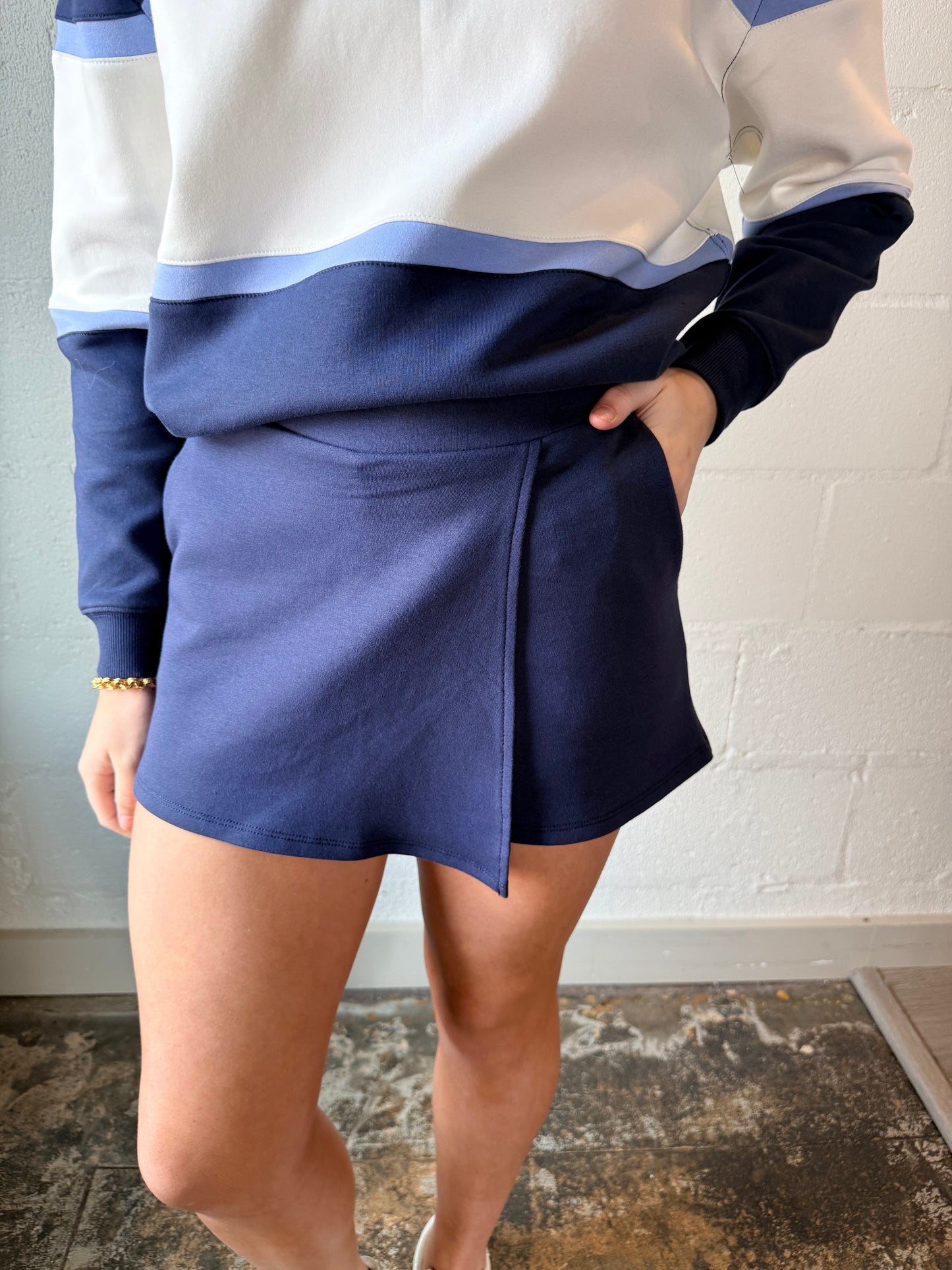 DR STARRY SKORT NAVY