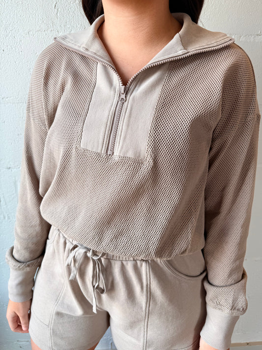 LB JO STONE ZIP UP