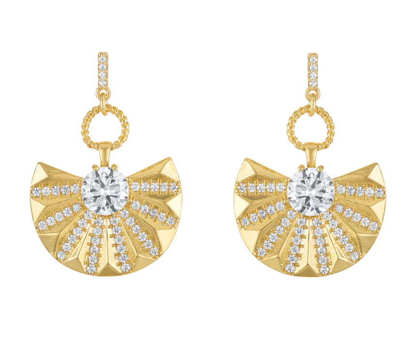 KD CELESTA FAN EARRINGS