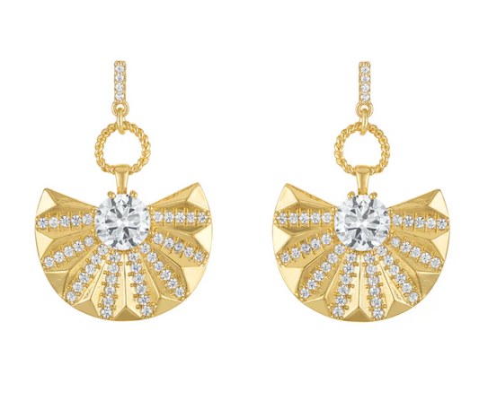 KD CELESTA FAN EARRINGS