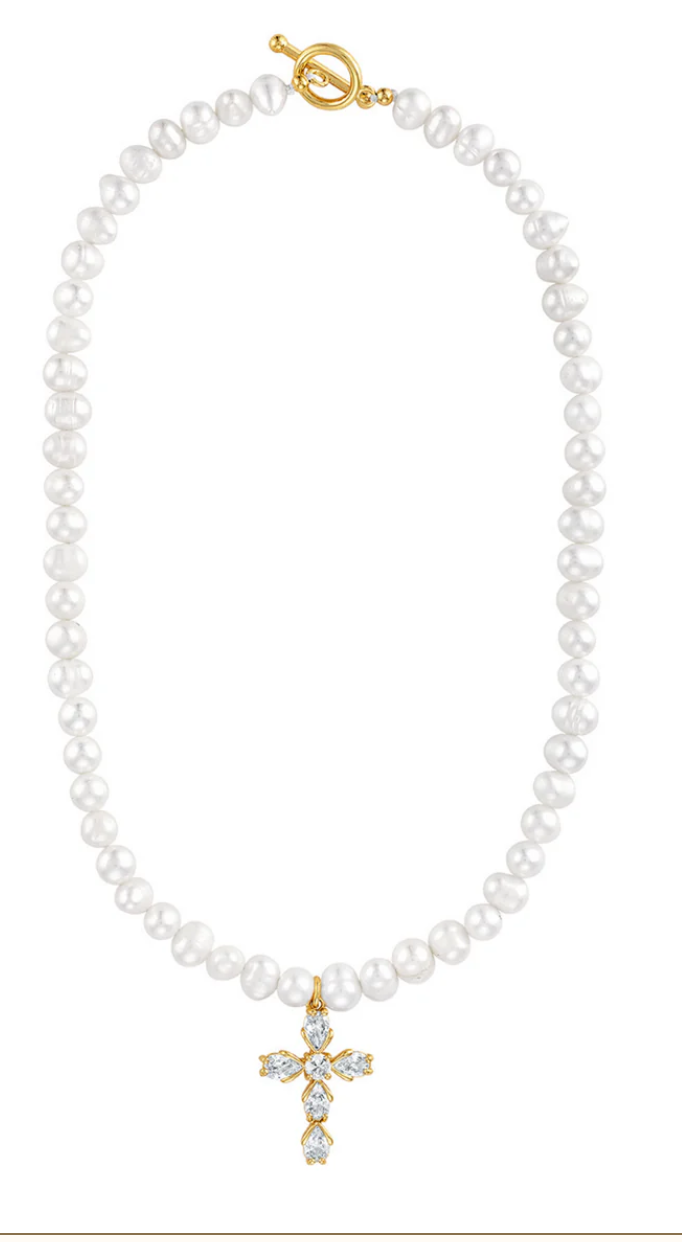 KD BELLENA CROSS NCKLCE