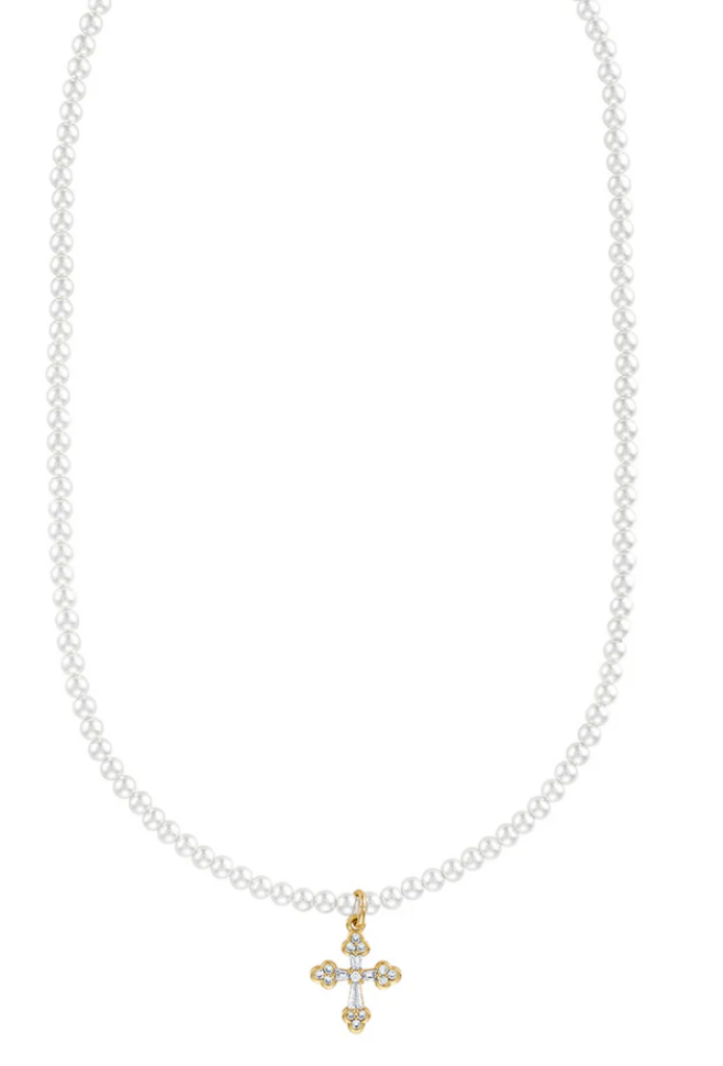 KD TILLEY CROSS NCKLCE