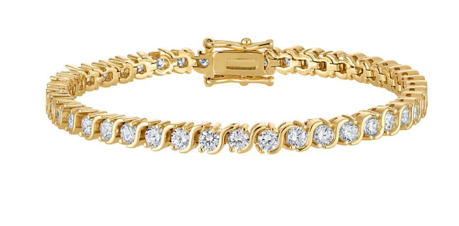 KD HOLLY TENNIS BRCLET GLD