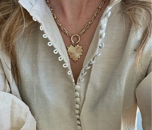 EM LOVE AND LUCK NECKLACE