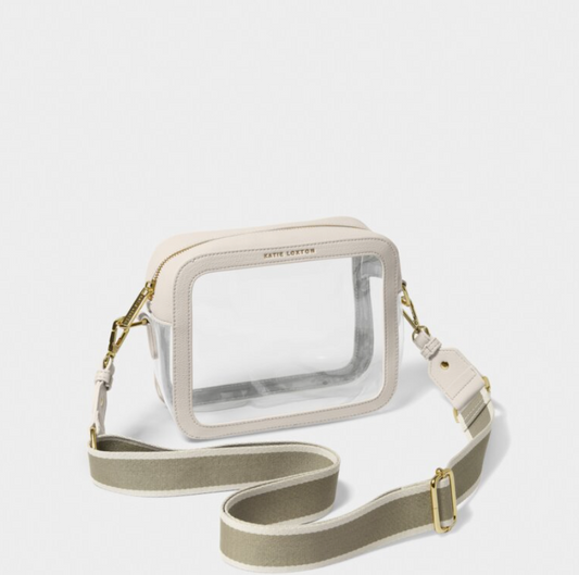 LK CLEAR CAMERA BAG O WHT