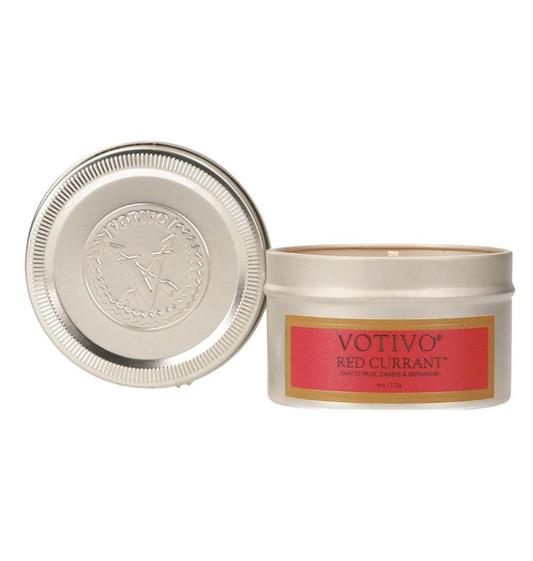 VOTIVO RED CURRANT TRAVEL TIN