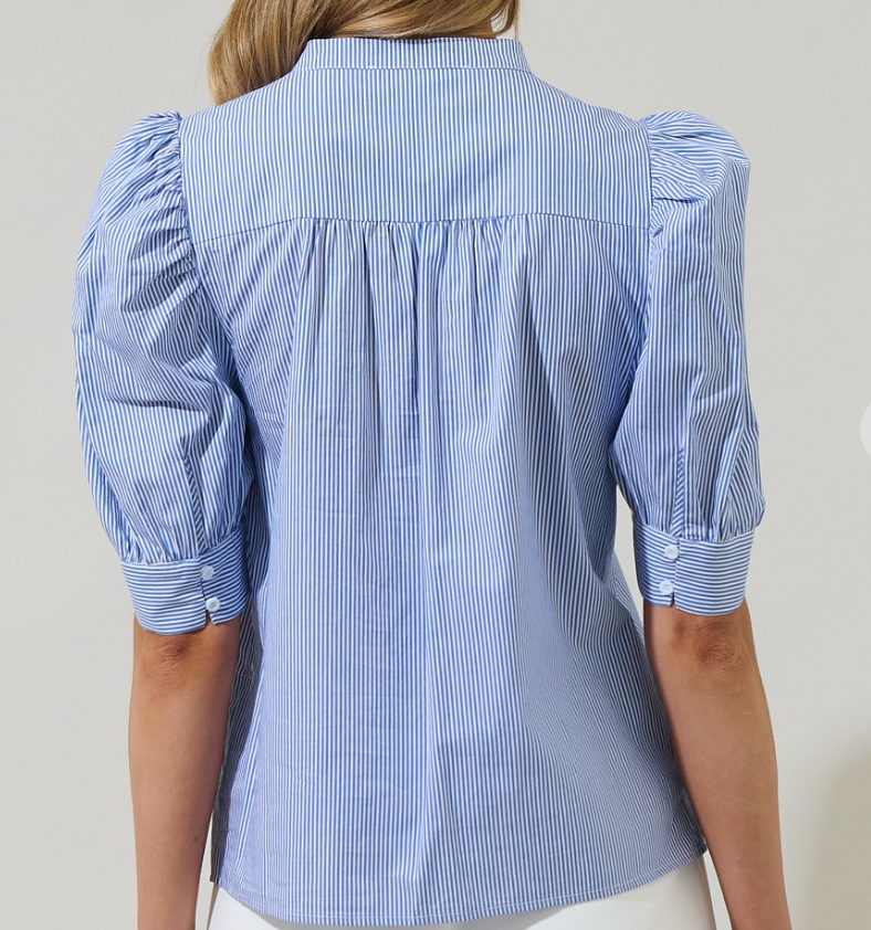 SL CAYRA BLU/WHT TOP