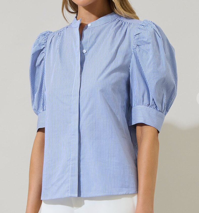 SL CAYRA BLU/WHT TOP