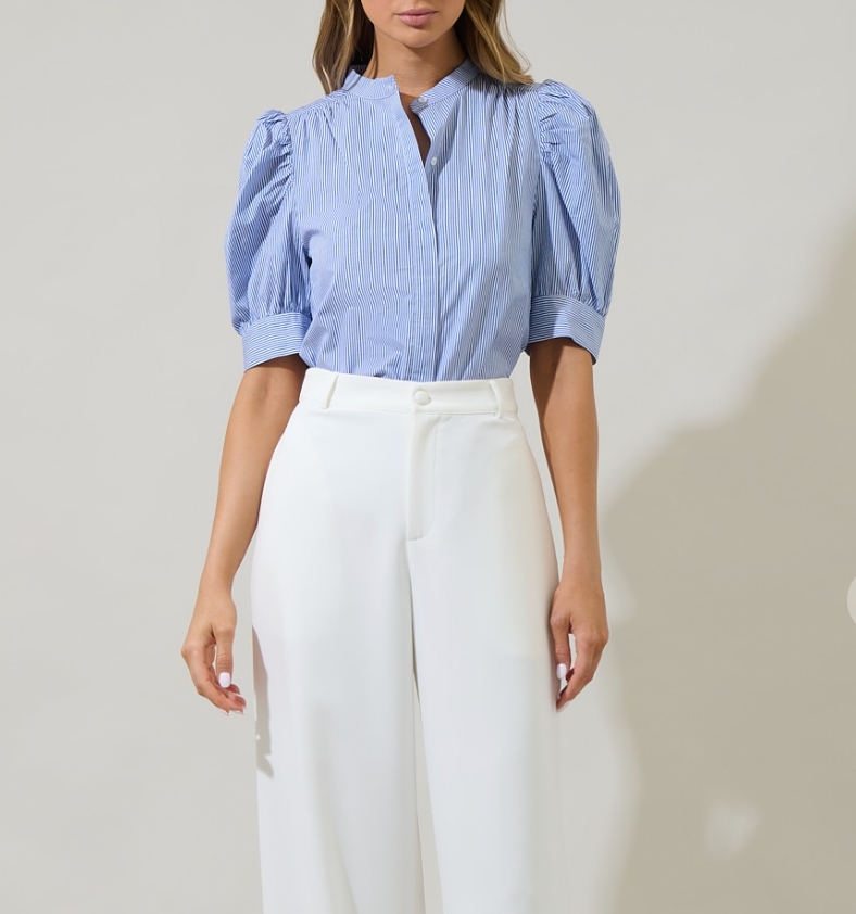 SL CAYRA BLU/WHT TOP