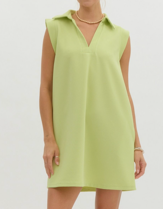 EN CLARA LIME DRESS