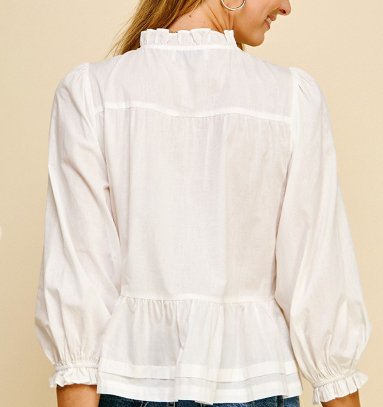 IP MARY BOW BLOUSE