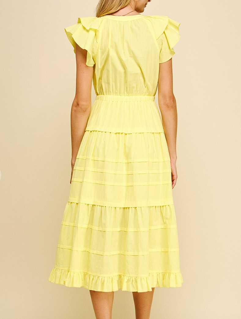 IP LEMON MIDI DRESS