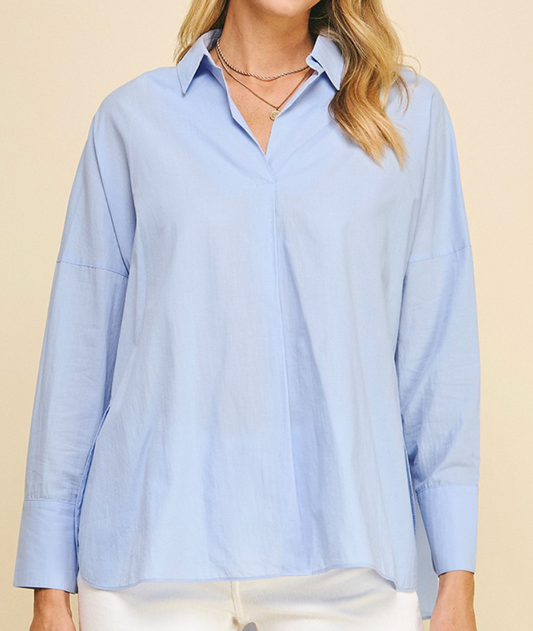 IP COLLINS BLU BLOUSE