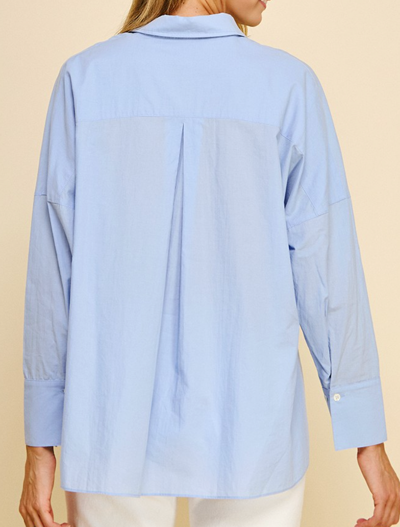 IP COLLINS BLU BLOUSE