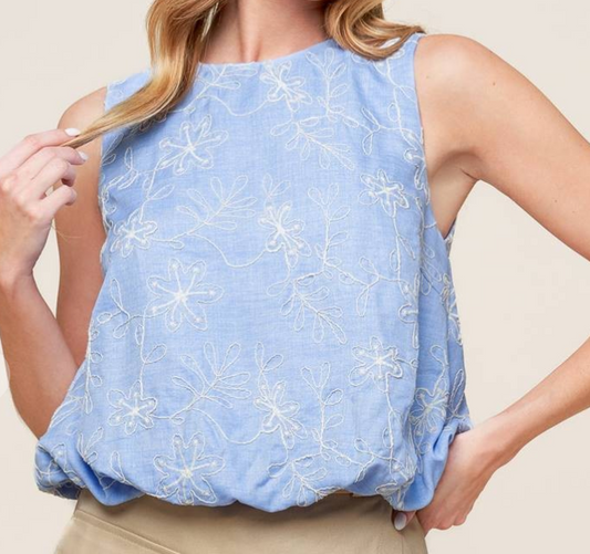 FT AUBREE BUBBLE BLOUSE