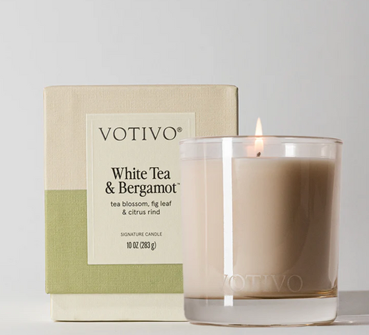 VOTIVO WHITE TEA AND BERGAMOT 10oz